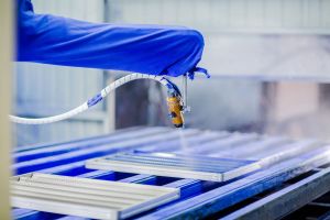 Aplicação de revestimento industrial