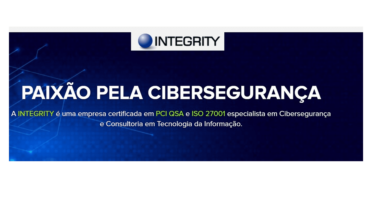 Foto de Integrity, empresa certificada em PCI QSA e ISO 27001