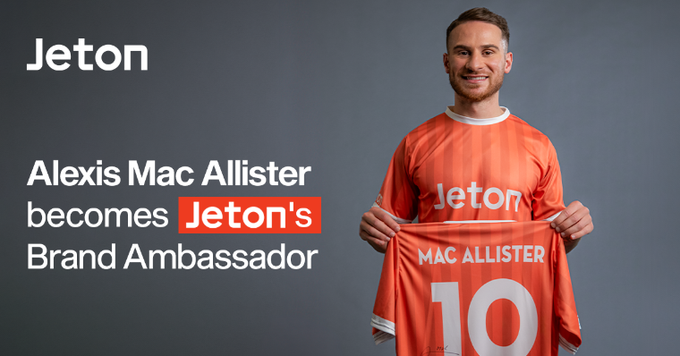 Alexis Mc Allister anunciado como o mais recente embaixador da marca Jeton