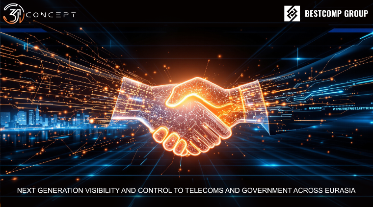 31 Concept e Bestcomp Group fazem parceria para aprimorar a inteligência de rede baseada em IA na Eurásia